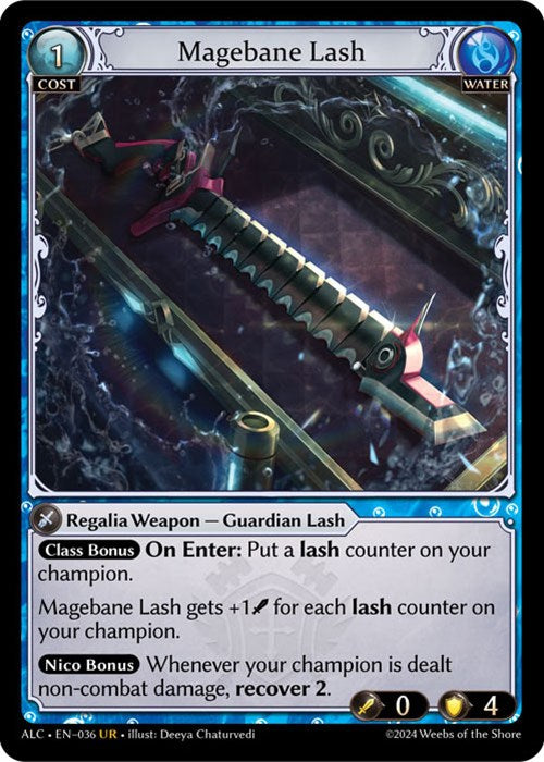 Magebane Lash (36) [Alchemical Revolution] | Card Merchant Takapuna