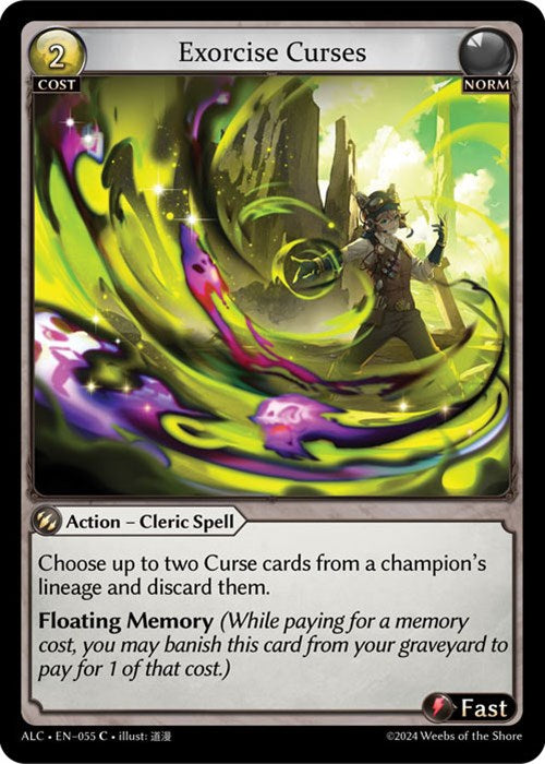 Exorcise Curses (55) [Alchemical Revolution] | Card Merchant Takapuna