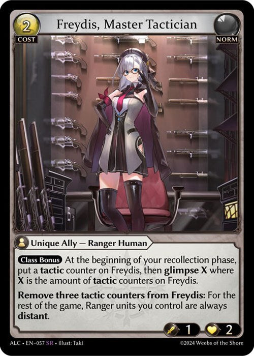 Freydis, Master Tactician (57) [Alchemical Revolution] | Card Merchant Takapuna