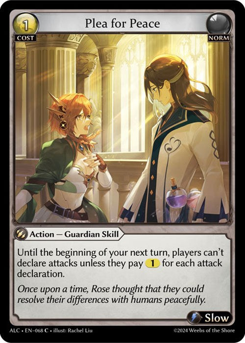 Plea for Peace (68) [Alchemical Revolution] | Card Merchant Takapuna