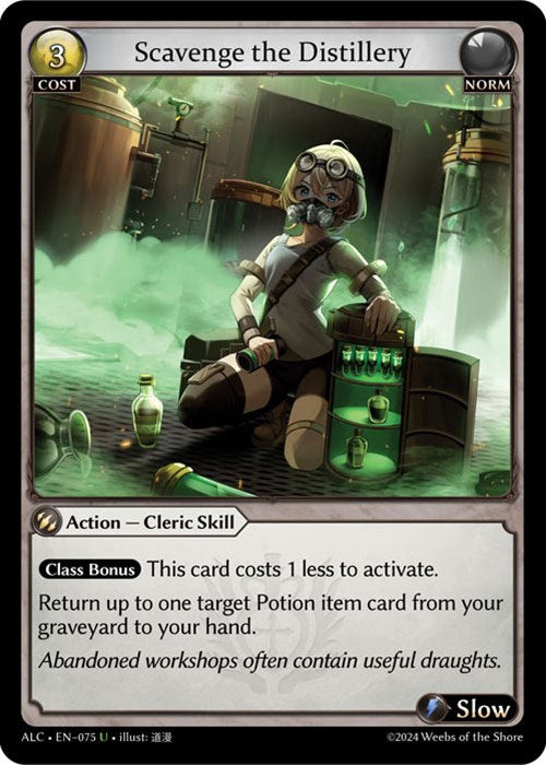 Scavenge the Distillery (75) [Alchemical Revolution] | Card Merchant Takapuna