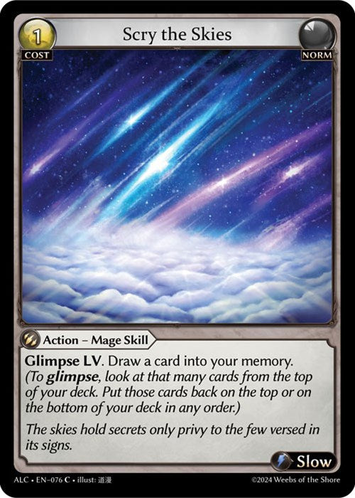 Scry the Skies (76) [Alchemical Revolution] | Card Merchant Takapuna