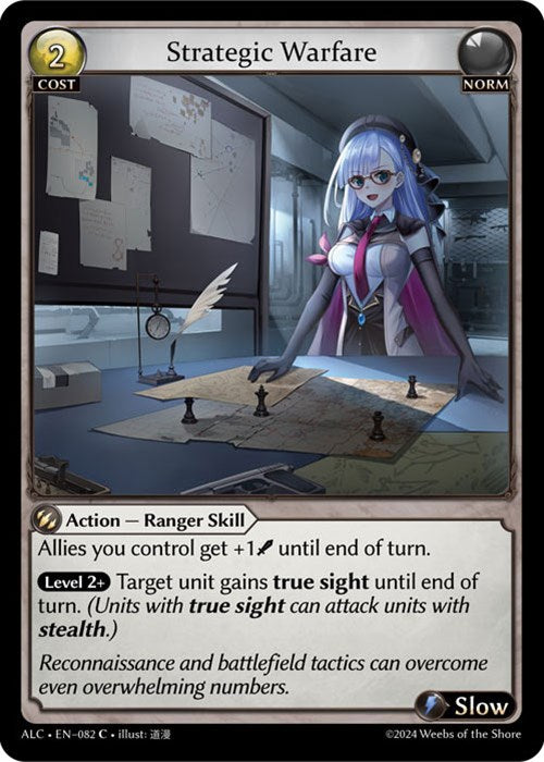 Strategic Warfare (82) [Alchemical Revolution] | Card Merchant Takapuna