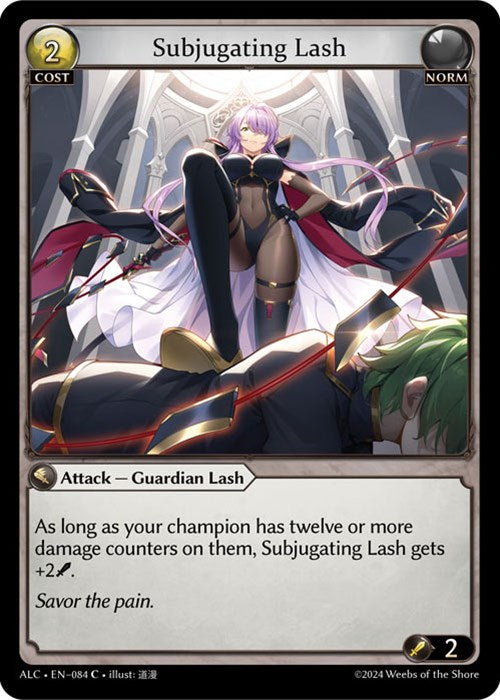 Subjugating Lash (84) [Alchemical Revolution] | Card Merchant Takapuna