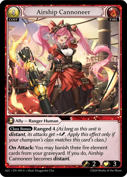 Airship Cannoneer (93) [Alchemical Revolution] | Card Merchant Takapuna