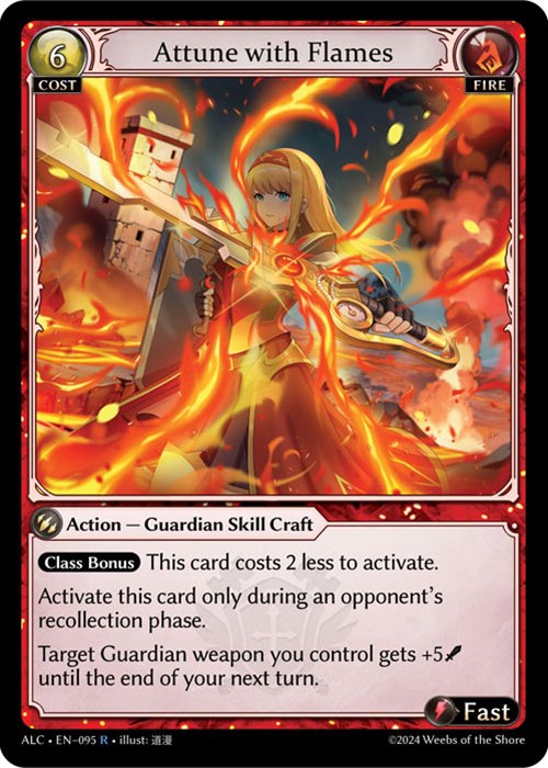 Attune with Flames (95) [Alchemical Revolution] | Card Merchant Takapuna