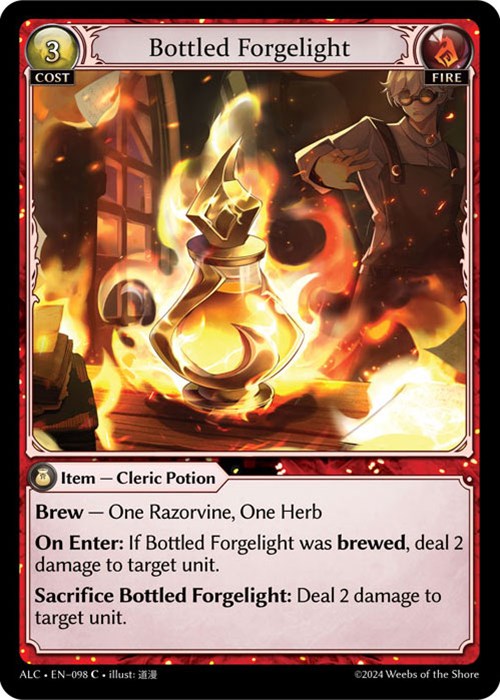 Bottled Forgelight (98) [Alchemical Revolution] | Card Merchant Takapuna