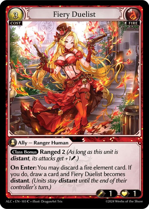 Fiery Duelist (103) [Alchemical Revolution] | Card Merchant Takapuna