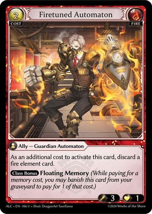 Firetuned Automaton (106) [Alchemical Revolution] | Card Merchant Takapuna
