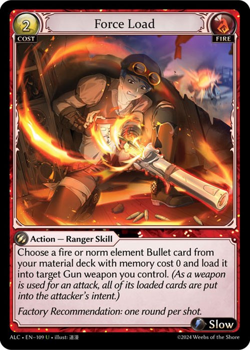 Force Load (109) [Alchemical Revolution] | Card Merchant Takapuna