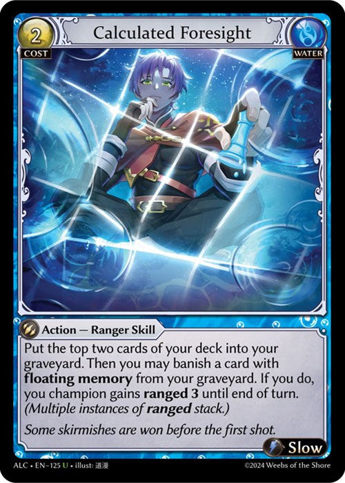 Calculated Foresight (125) [Alchemical Revolution] | Card Merchant Takapuna