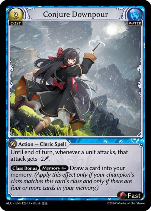 Conjure Downpour (126) [Alchemical Revolution] | Card Merchant Takapuna