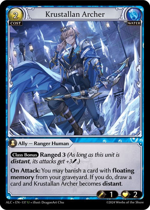 Krustallan Archer (137) [Alchemical Revolution] | Card Merchant Takapuna