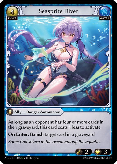 Seasprite Diver (145) [Alchemical Revolution] | Card Merchant Takapuna
