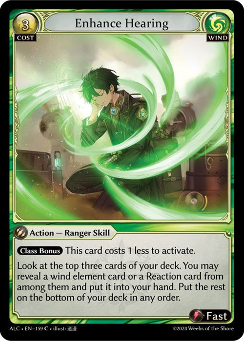 Enhance Hearing (159) [Alchemical Revolution] | Card Merchant Takapuna