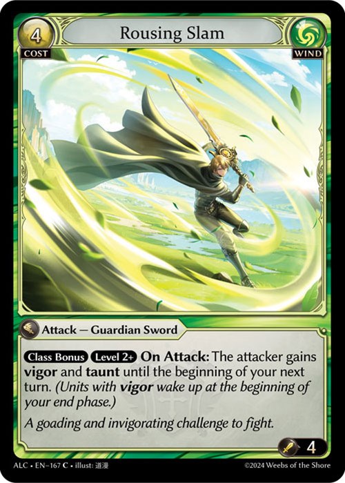 Rousing Slam (167) [Alchemical Revolution] | Card Merchant Takapuna