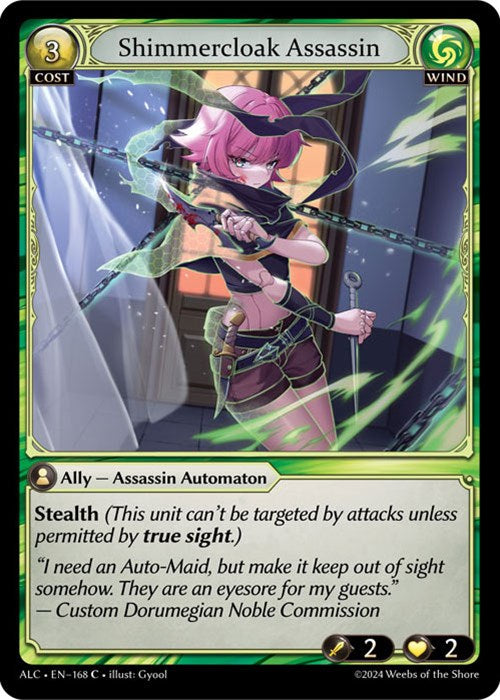 Shimmercloak Assassin (168) [Alchemical Revolution] | Card Merchant Takapuna