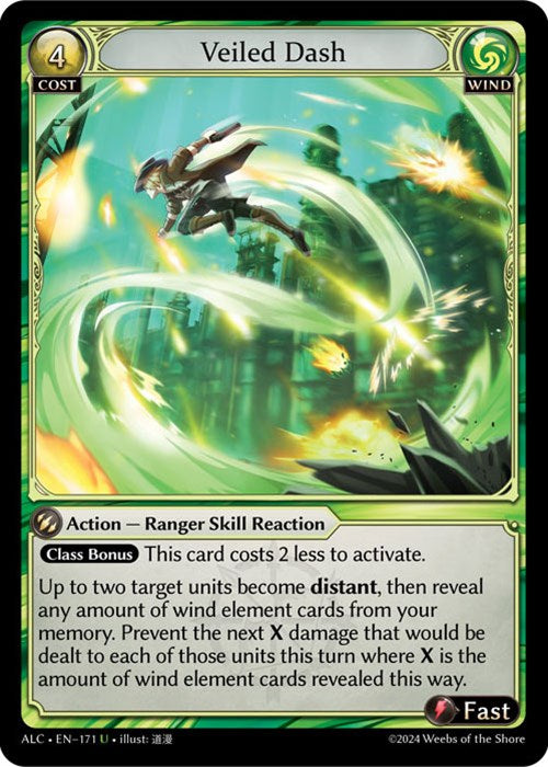 Veiled Dash (171) [Alchemical Revolution] | Card Merchant Takapuna