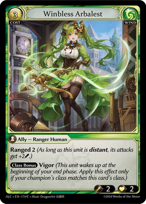 Winbless Arbalest (174) [Alchemical Revolution] | Card Merchant Takapuna