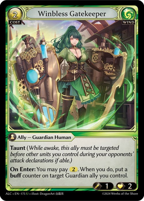 Winbless Gatekeeper (175) [Alchemical Revolution] | Card Merchant Takapuna