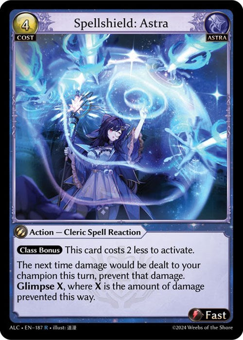 Spellshield: Astra (187) [Alchemical Revolution] | Card Merchant Takapuna