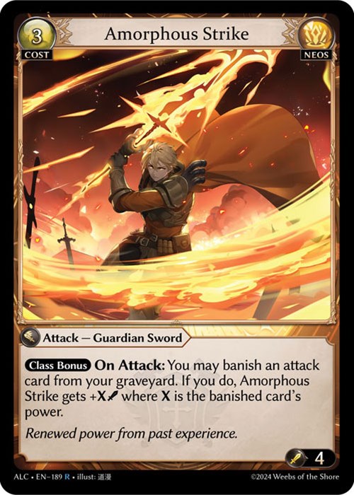Amorphous Strike (189) [Alchemical Revolution] | Card Merchant Takapuna