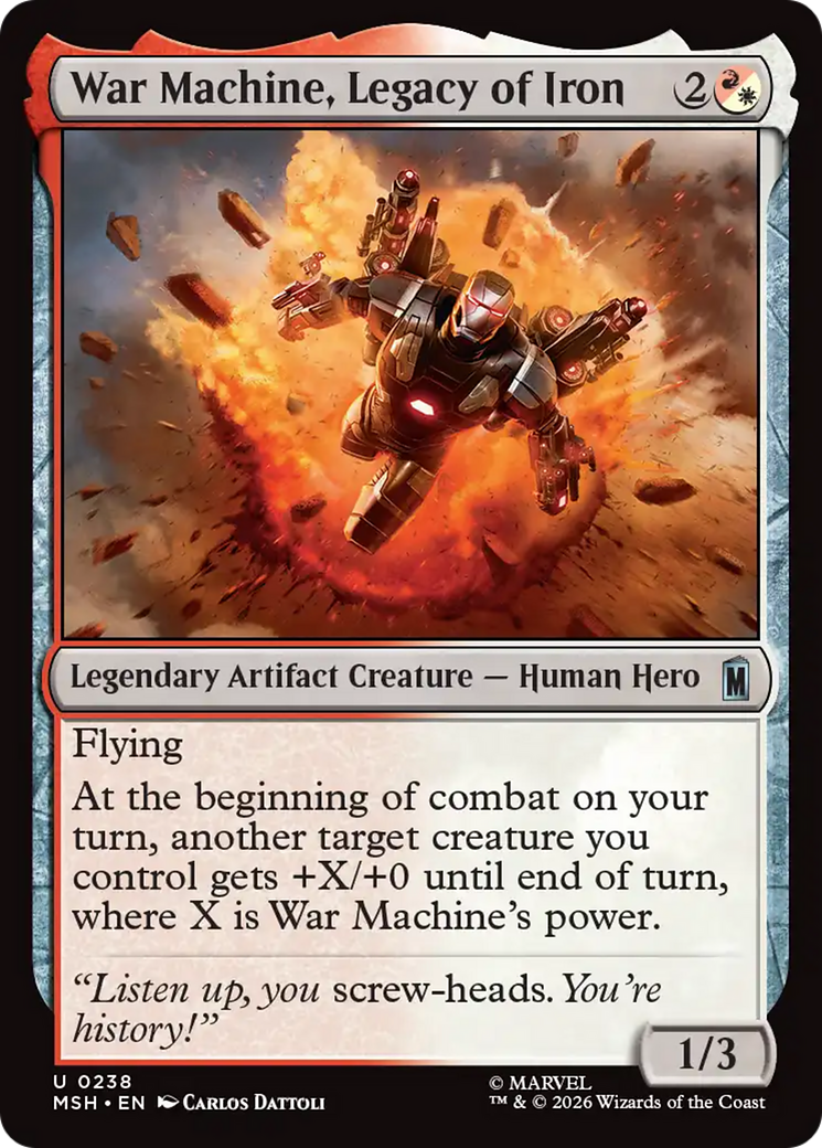 War Machine, Legacy of Iron [Marvel Super Heroes] | Card Merchant Takapuna