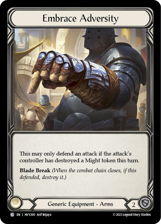 Embrace Adversity [HVY200] (Heavy Hitters)  Cold Foil | Card Merchant Takapuna