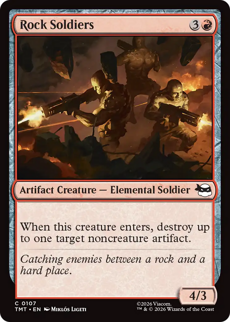 Rock Soldiers [Teenage Mutant Ninja Turtles] | Card Merchant Takapuna