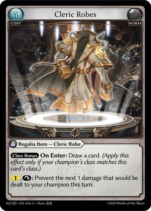 Cleric Robes (16) [Alchemical Revolution: Starter Decks] | Card Merchant Takapuna