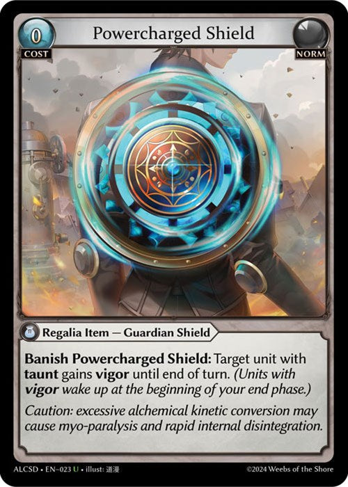 Powercharged Shield (23) [Alchemical Revolution: Starter Decks] | Card Merchant Takapuna