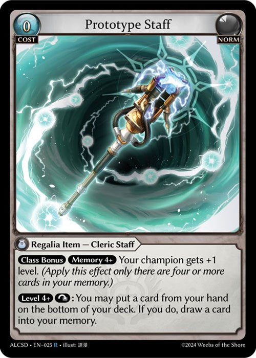 Prototype Staff (25) [Alchemical Revolution: Starter Decks] | Card Merchant Takapuna