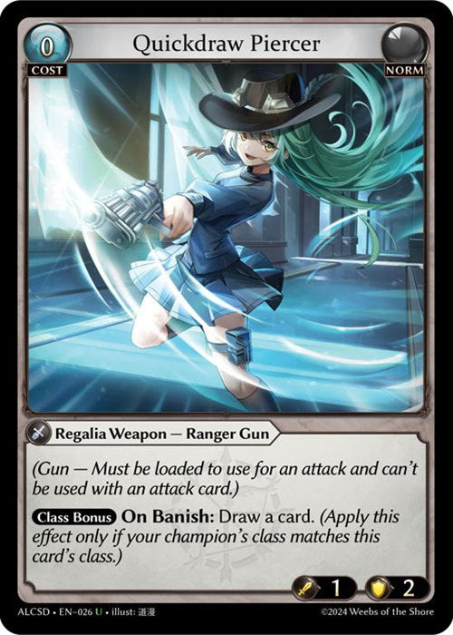 Quickdraw Piercer (26) [Alchemical Revolution: Starter Decks] | Card Merchant Takapuna