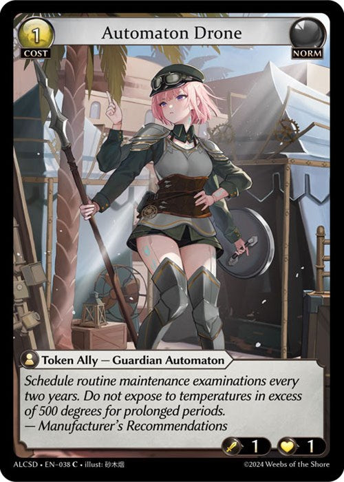 Automaton Drone (38) [Alchemical Revolution: Starter Decks] | Card Merchant Takapuna