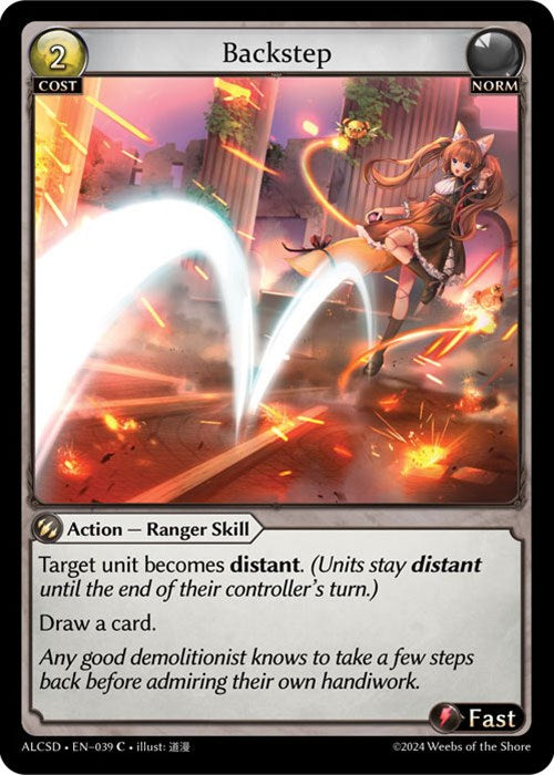 Backstep (39) [Alchemical Revolution: Starter Decks] | Card Merchant Takapuna
