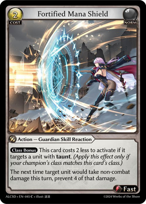 Fortified Mana Shield (45) [Alchemical Revolution: Starter Decks] | Card Merchant Takapuna