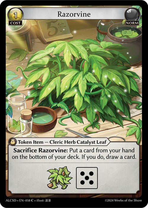 Razorvine (58) [Alchemical Revolution: Starter Decks] | Card Merchant Takapuna