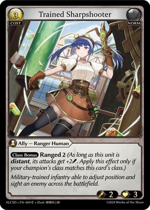 Trained Sharpshooter (69) [Alchemical Revolution: Starter Decks] | Card Merchant Takapuna