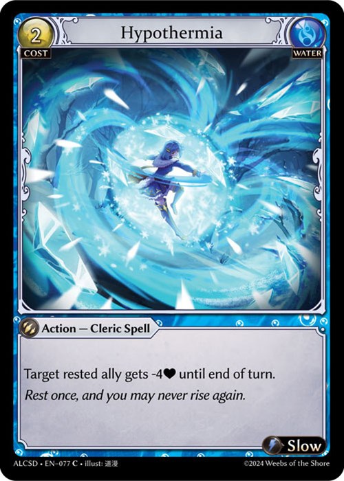 Hypothermia (77) [Alchemical Revolution: Starter Decks] | Card Merchant Takapuna