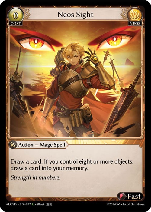 Neos Sight (97) [Alchemical Revolution: Starter Decks] | Card Merchant Takapuna