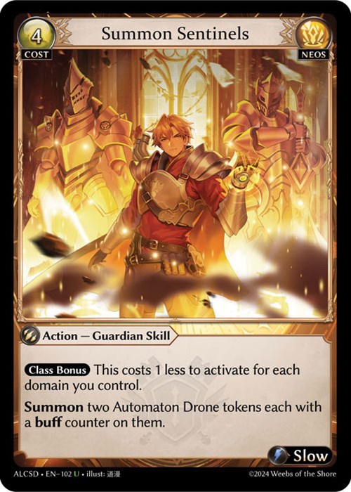 Summon Sentinels (102) [Alchemical Revolution: Starter Decks] | Card Merchant Takapuna