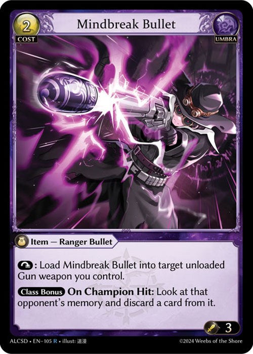 Mindbreak Bullet (105) [Alchemical Revolution: Starter Decks] | Card Merchant Takapuna