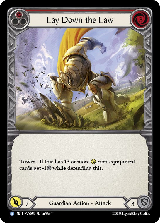 Lay Down the Law [HVY063] (Heavy Hitters) | Card Merchant Takapuna