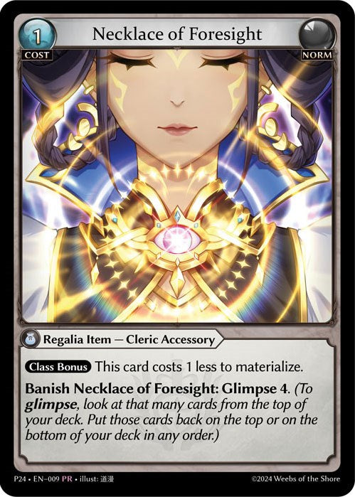 Necklace of Foresight (009) [Promotional Cards] | Card Merchant Takapuna