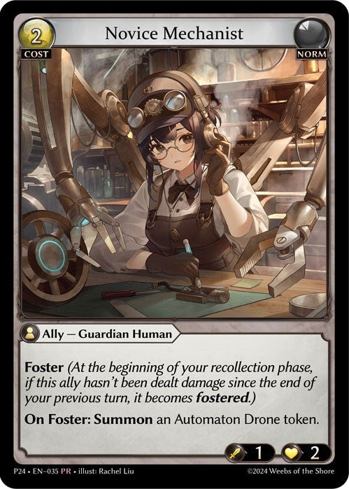 Novice Mechanist (035) [Promotional Cards] | Card Merchant Takapuna