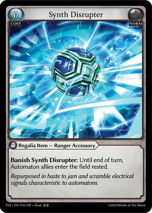 Synth Disrupter (016) [Promotional Cards] | Card Merchant Takapuna
