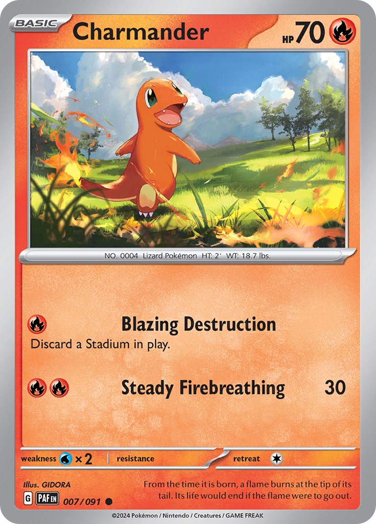 Charmander (007/091) [Scarlet & Violet: Paldean Fates] | Card Merchant Takapuna