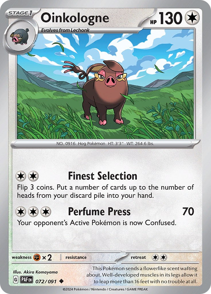 Oinkologne (072/091) [Scarlet & Violet: Paldean Fates] | Card Merchant Takapuna
