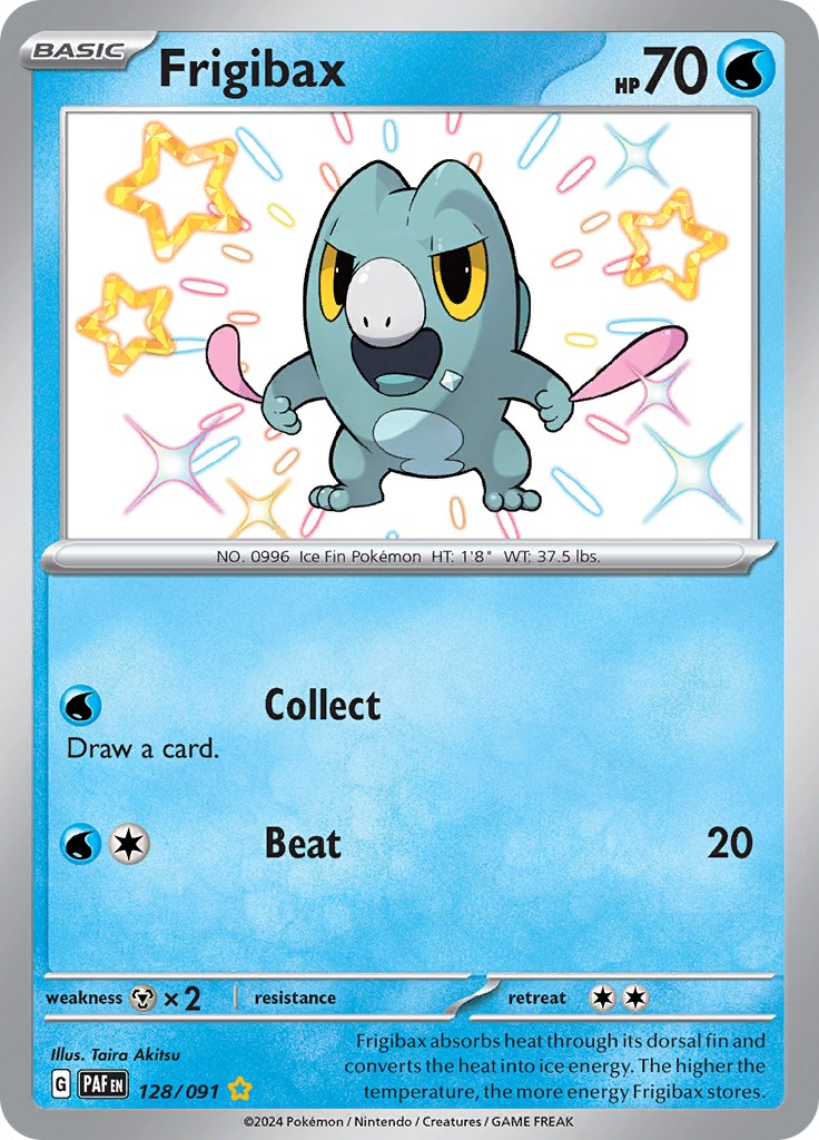 Frigibax (128/091) [Scarlet & Violet: Paldean Fates] | Card Merchant Takapuna