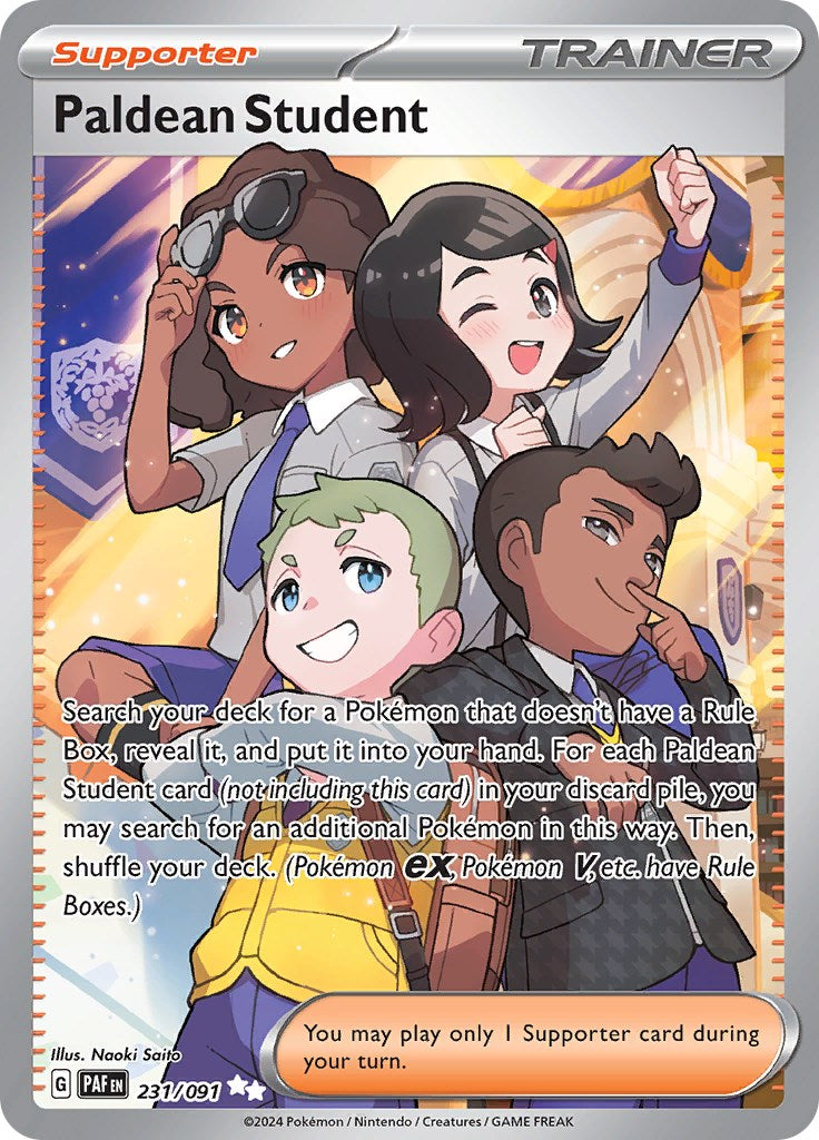 Paldean Student (231/091) [Scarlet & Violet: Paldean Fates] | Card Merchant Takapuna